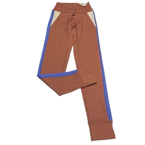 Aerie Offline Peach and Periwinkle Colorblock Goals Hiker Leggings - Long N0368 - Picture 2 of 6
